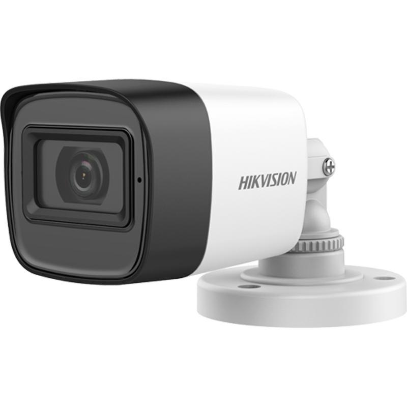 Turbo HD камера Hikvision DS-2CE16H0T-ITPFS, 5 Мп, EXIR 25 м, микрофон