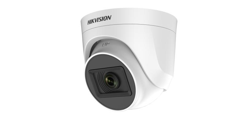 Turbo HD камера Hikvision DS-2CE76H0T-ITPF, 5 Мп, EXIR 20 м, купольная