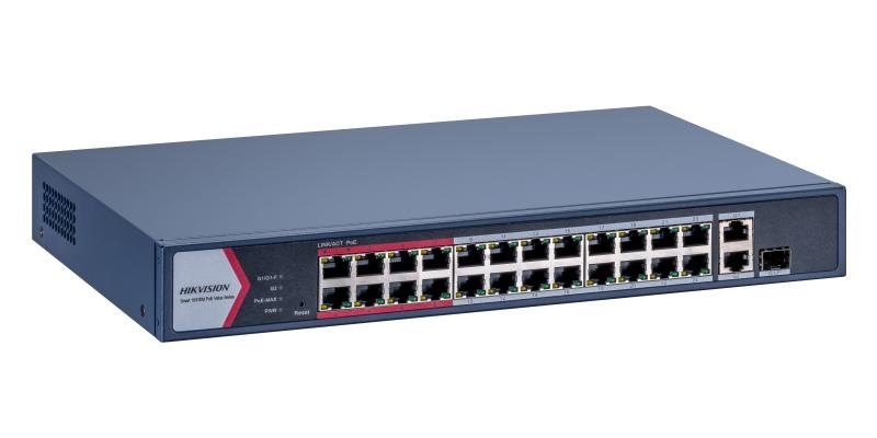 PoE-коммутатор Hikvision DS-3E1326P-EI/M (24 PoE, Smart Managed)