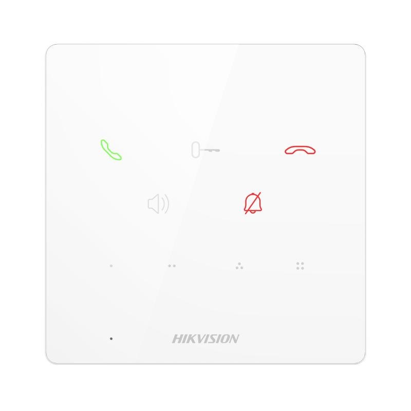 Вызывная панель управления Hikvision DS-KH6000-E1 White, IP, белая