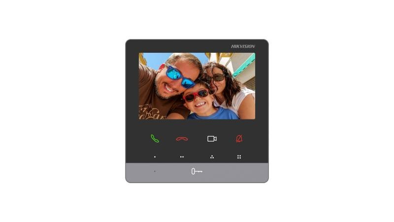 Монитор IP-домофона Hikvision DS-KH6100-E1, 4.3", несенсорный