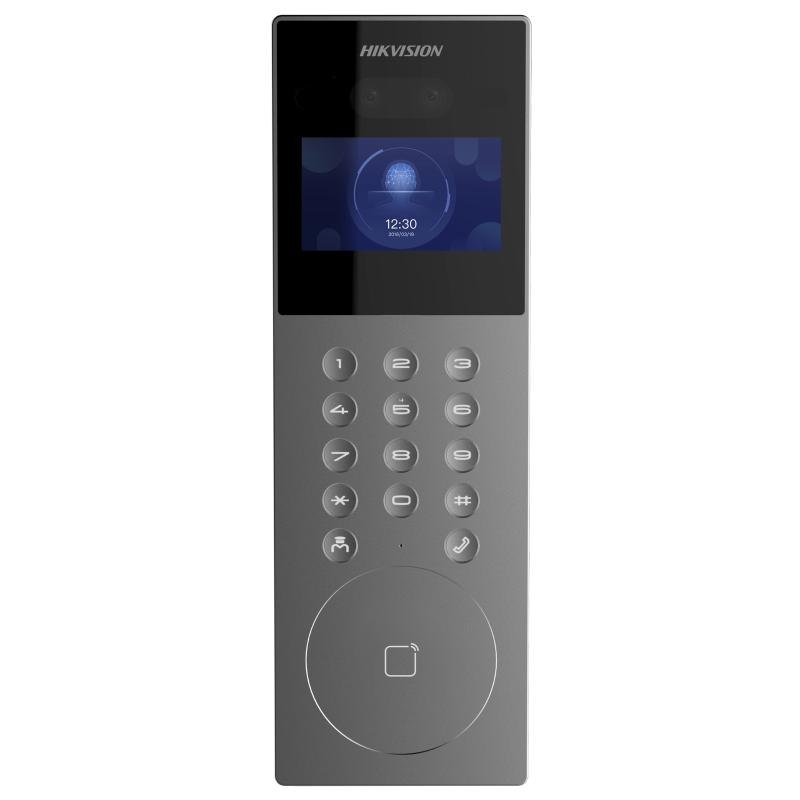 Вызывная панель Hikvision DS-KD9203-E6(O-STD), IP, распознавание лиц, 3.5"