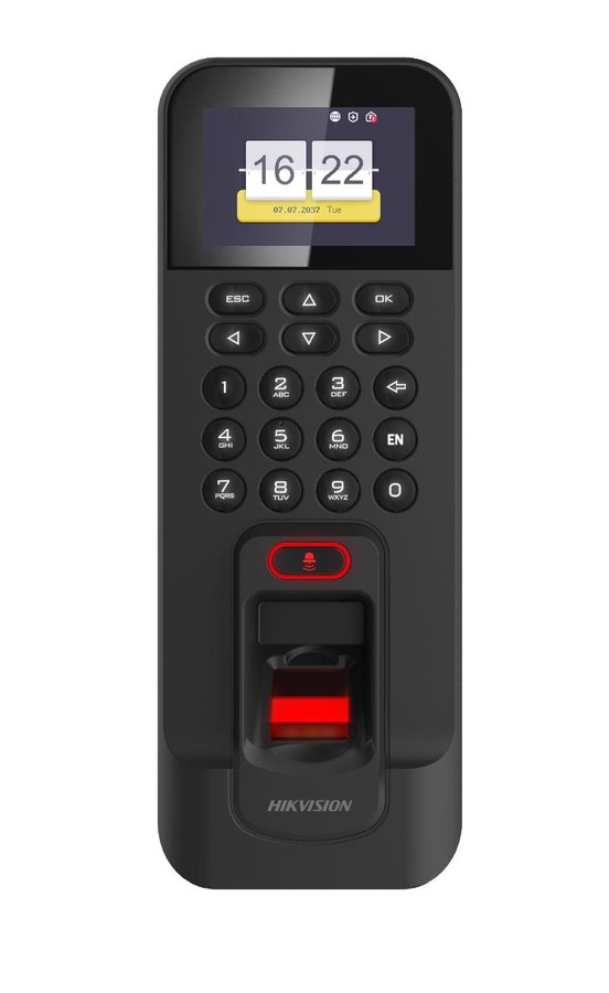 Терминал доступа Hikvision DS-K1T804EF(O-STD), автономный, EM, отпечатки