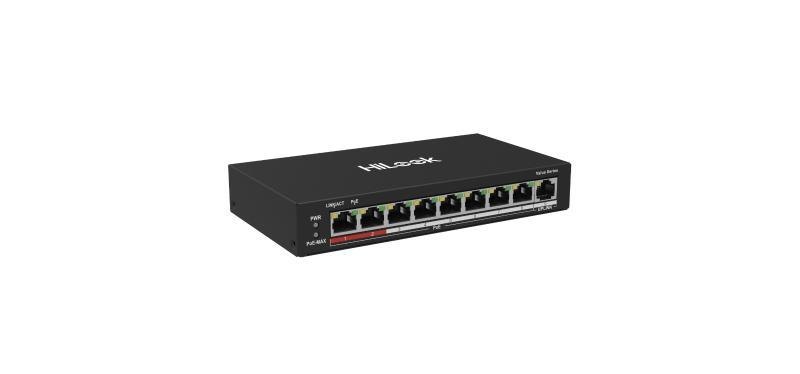 PoE-коммутатор HiLook HL-NS-0109P-60(B) (8 портов PoE, 60 Вт)