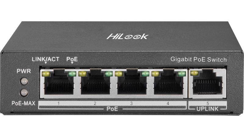 PoE-коммутатор HiLook HL-NS-0505P-35 (4 Gigabit PoE, 35 Вт)