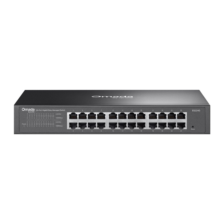 Коммутатор TP-Link ES224G, 24 порта, гигабитный, Easy Managed (Omada)