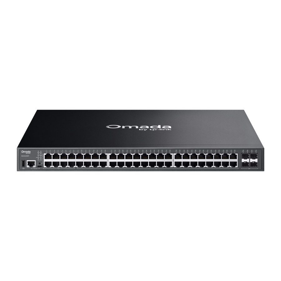Коммутатор TP-Link SG5452XMPP, 48×PoE++/PoE+ + 4×10G SFP+, стекируемый L3 (Omada)