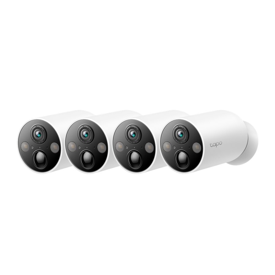 Tapo C425 IP-kamerasi — akkumulyatorli Wi-Fi, 2K QHD (4 dona)
