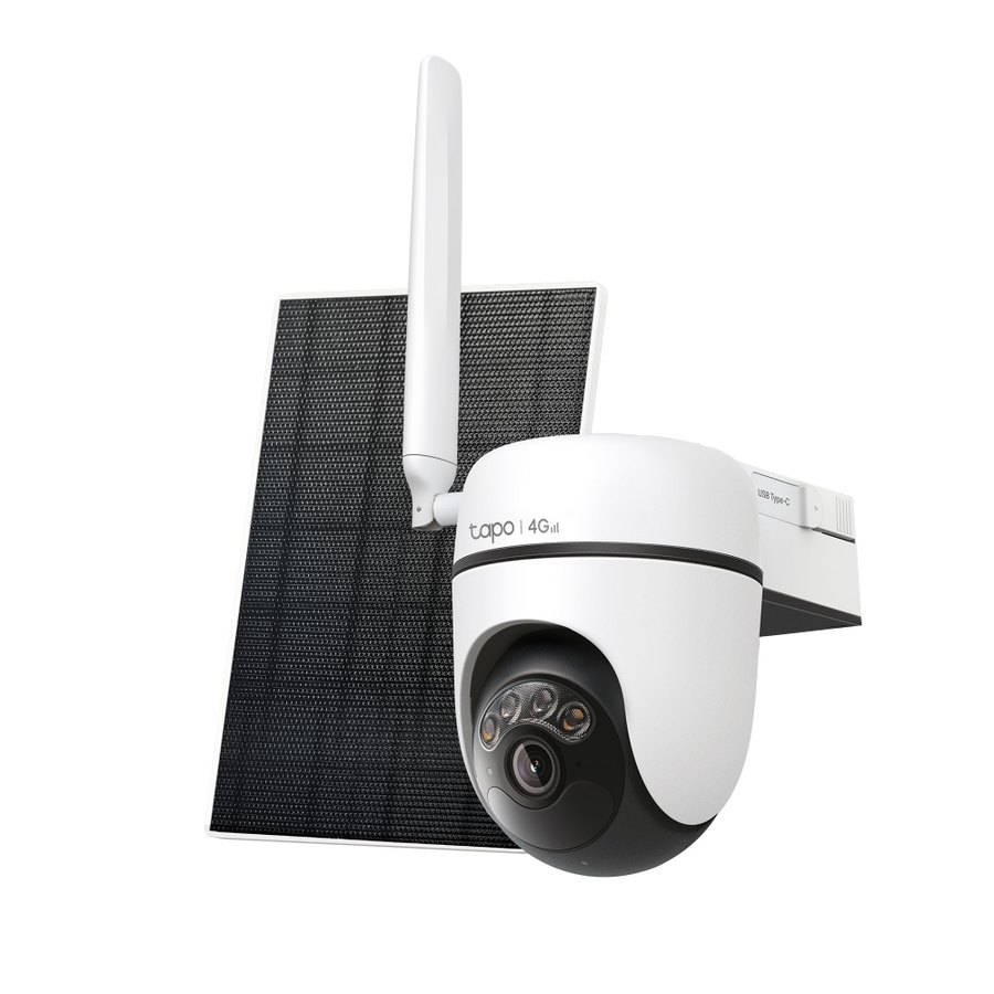 Tapo C615G KIT IP-kamerasi — quyosh paneli bilan 4G Wi-Fi, 2K