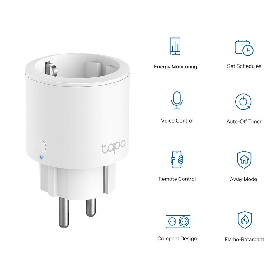 Умная Wi-Fi розетка Tapo P115 с мониторингом энергии