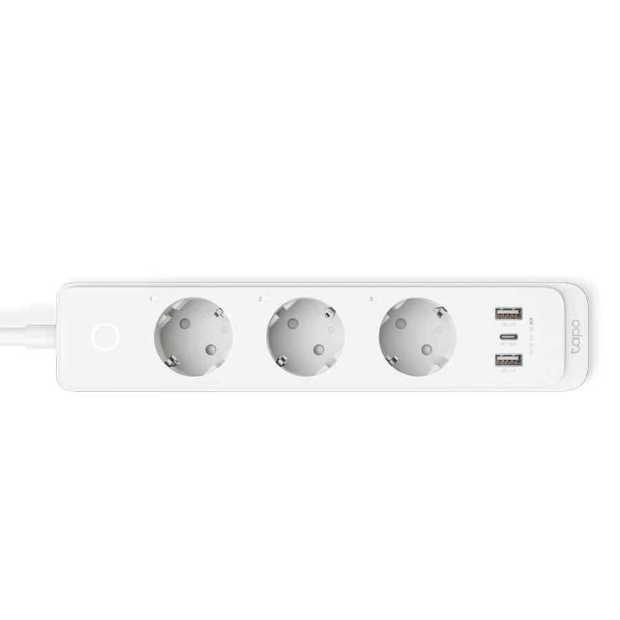 Умный удлинитель Tapo P300 — 3 розетки, USB, HomeKit