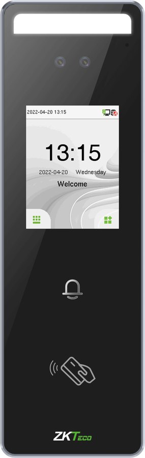 Терминал распознавания лиц ZKTeco SpeedFace-V3L [RFID] MIFARE, Visible Light