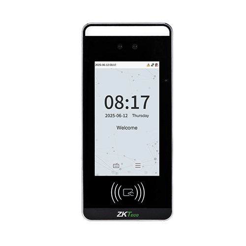 ZKTeco SpeedFace-V5L-RFID terminali: yuz, kaft venalari, karta, 5" displey