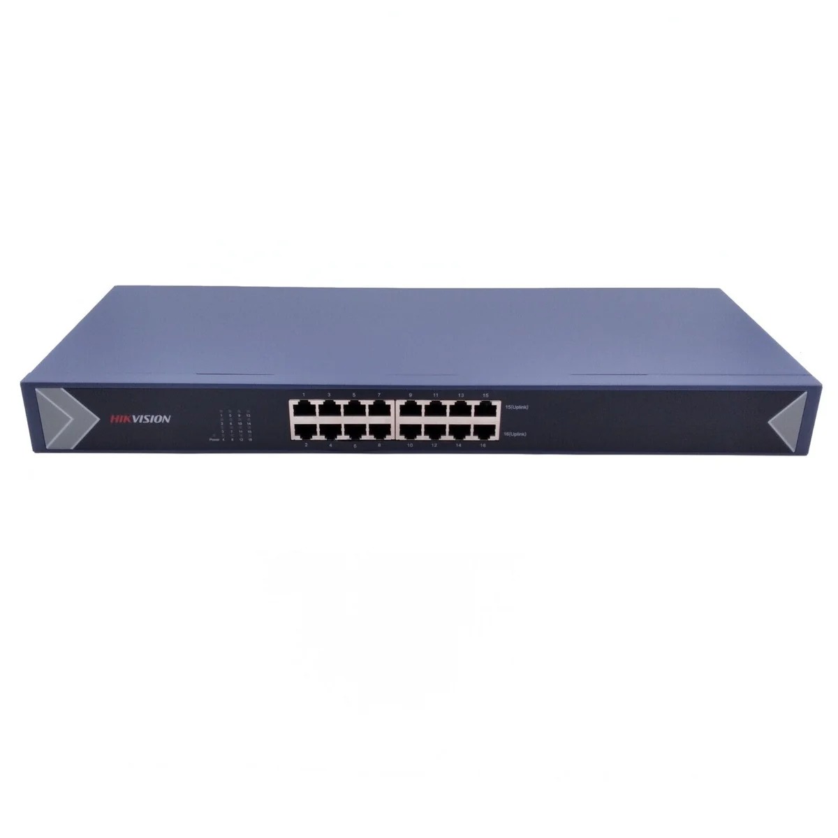 Коммутатор Hikvision DS-3E0516-E, 16 портов Gigabit, неуправляемый
