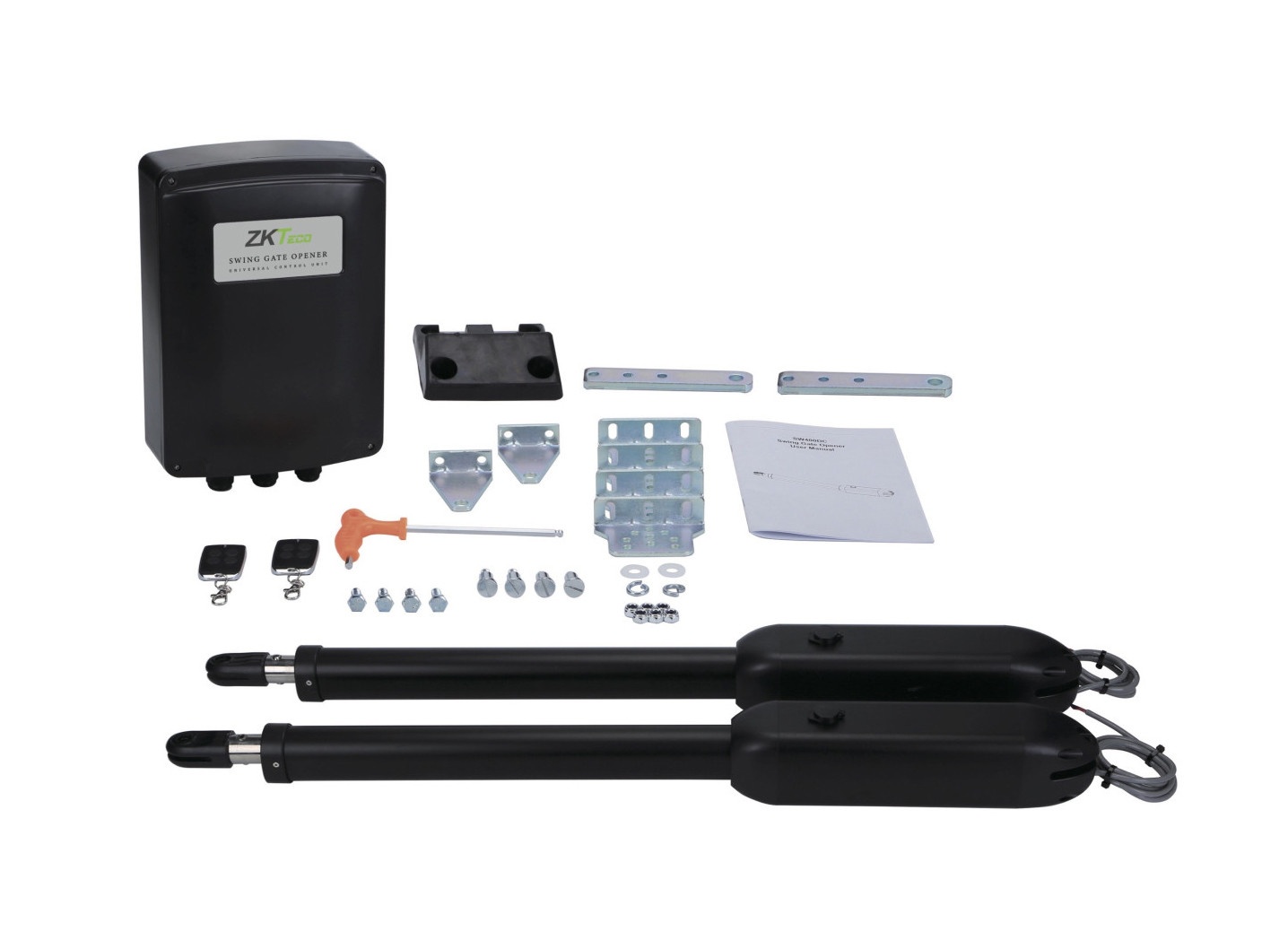 Привод для распашных ворот ZKTeco ZK-SW400DC, до 400 кг