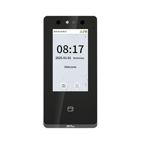 ZKTeco SenseFace 4B multibiometrik terminali: yuz+karta, 4.3" displey