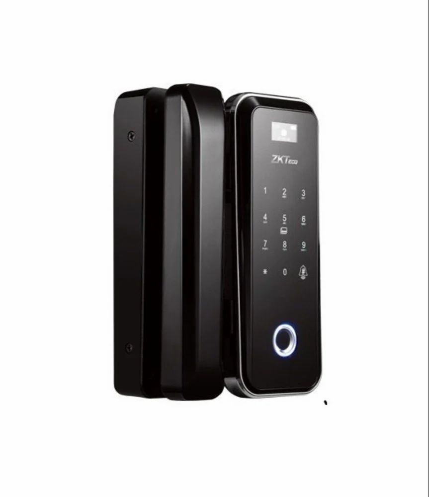 Замок для стеклянных дверей ZKTeco J-669, RFID + мобильное приложение