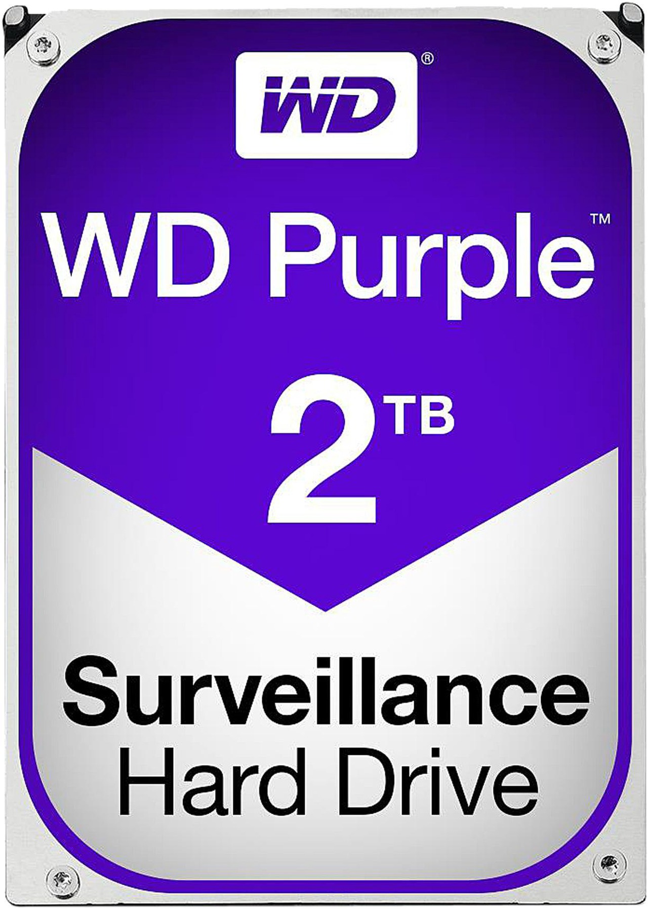 Жёсткий диск для видеонаблюдения WD Purple 2 ТБ (WD20PURX)