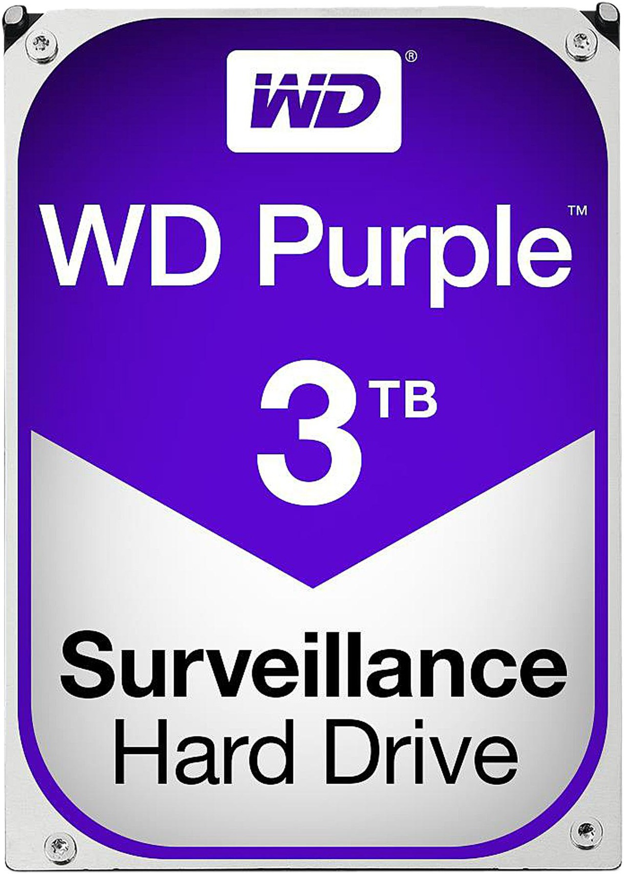 Жёсткий диск для видеонаблюдения WD Purple 3 ТБ (WD30PURX)