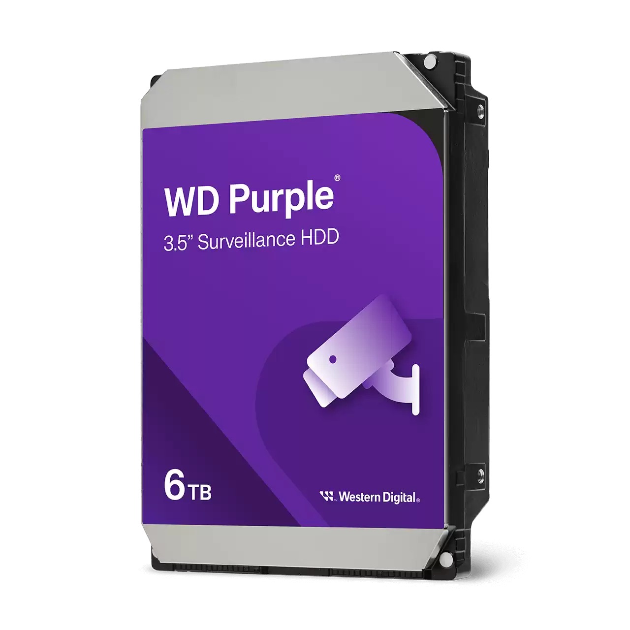 Жёсткий диск для видеонаблюдения WD Purple 6 ТБ (WD62PURX)