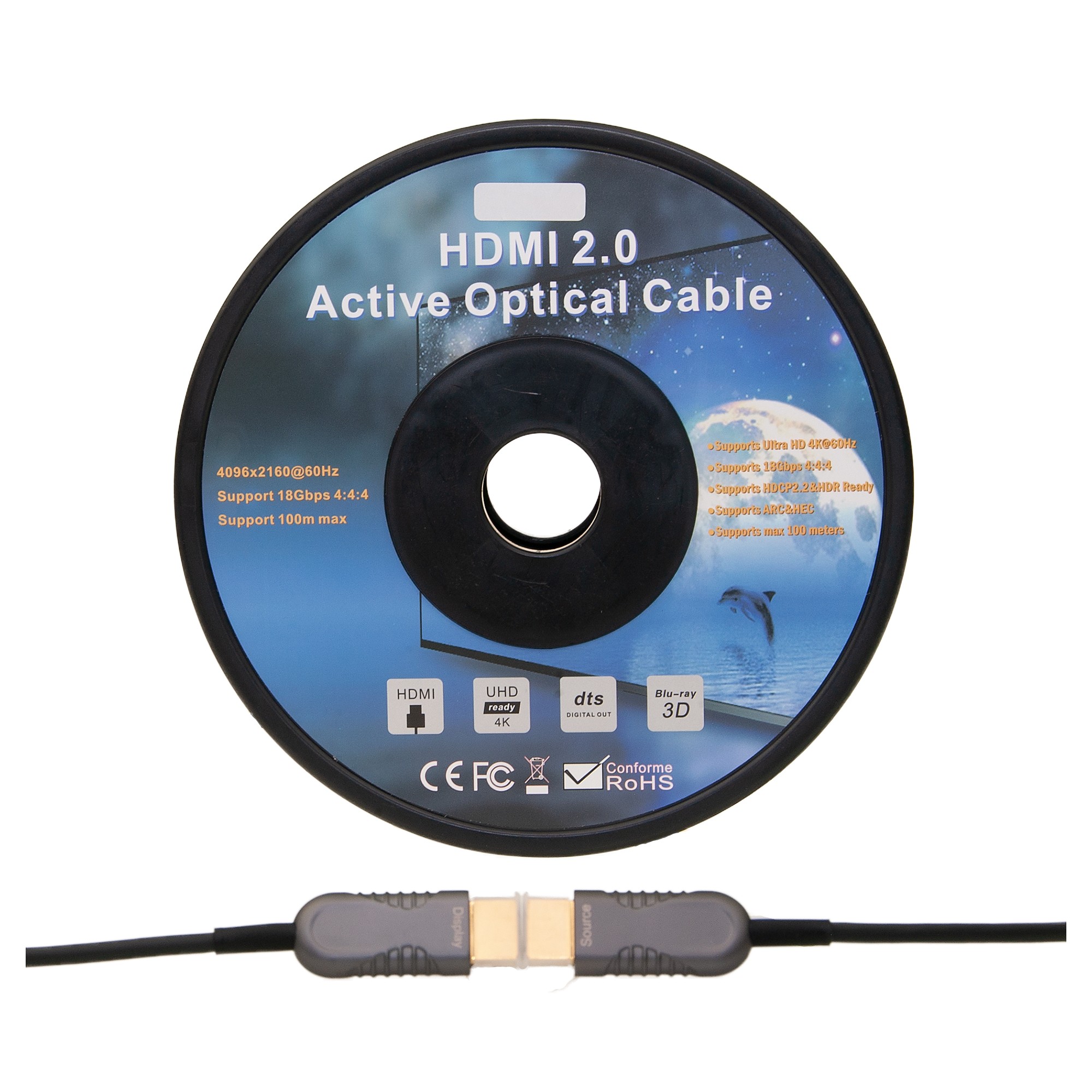 Оптический HDMI-кабель (AOC) 5 м