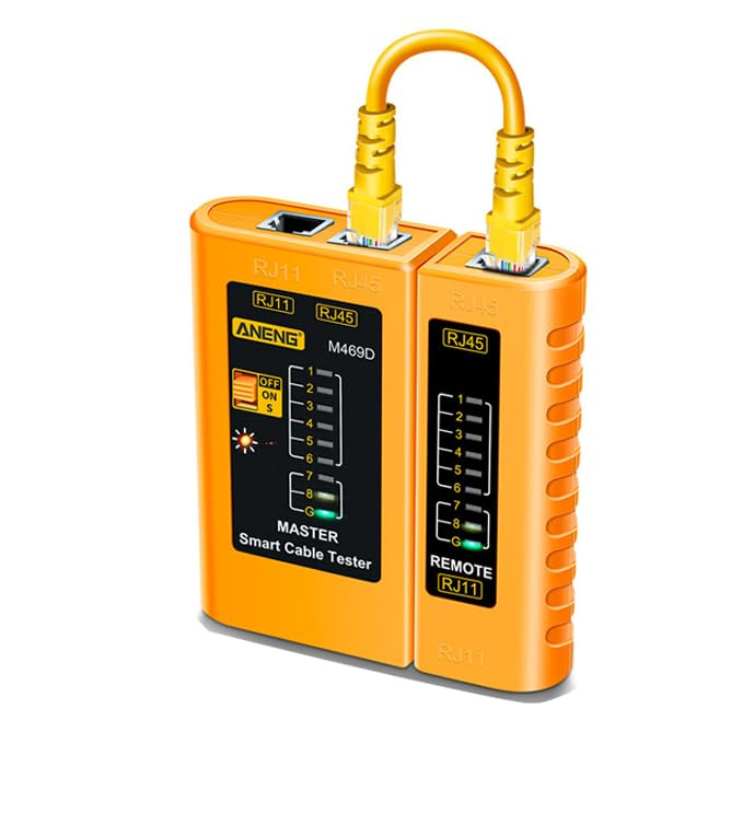 Тестер кабеля LAN RJ-11 + RJ-45